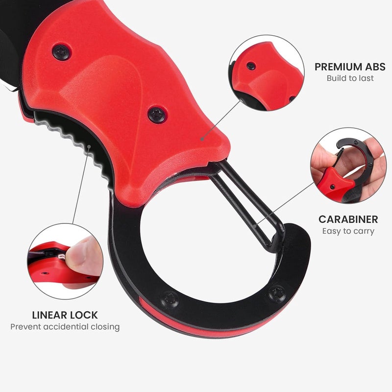 FUNBRO Cool Folding Knife Box Cutter, Small Pocket Knife for Men with 1.34 inch Sharp Blade, EDC Knives Tool for Everyday Carry, Great Gift for Women Men (Red) - Image 3
